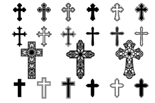 Crosses Clipart Christian Graphics for Crafts Brands