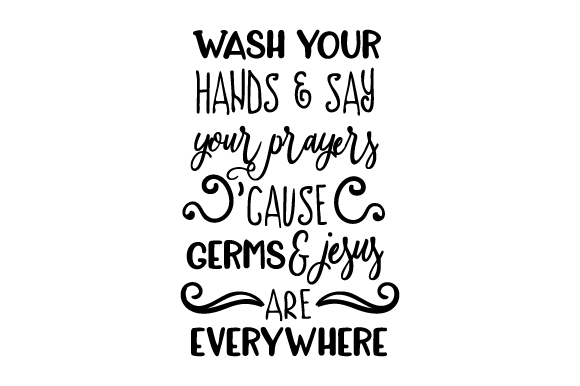 Wash Your Hands Say Your Prayers Bathroom Crafts